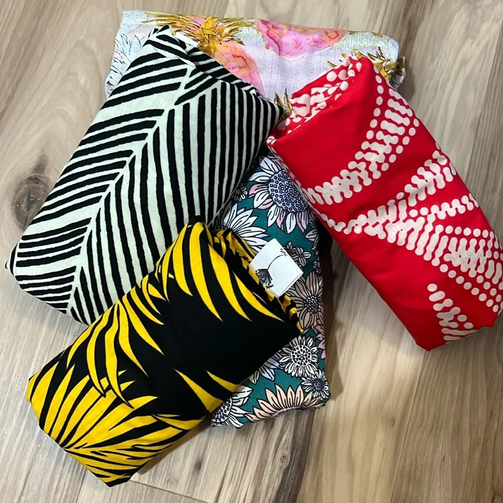 🛍️🌸Foldable lined totes NWOT - Picture 2 of 3